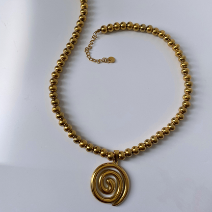 Chunky Swirl Necklace